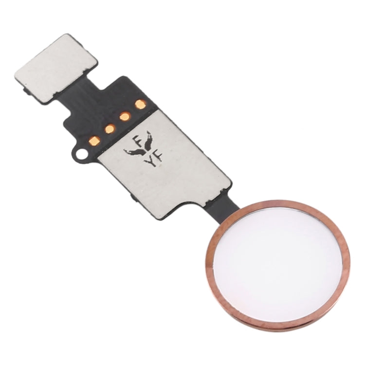 Home Button (3rd ) with Flex Cable (Not Supporting Fingerprint Identification) for iPhone 8 Plus / 7 Plus / 8 / 7(Pink) - Button & Card Slots by PMC Jewellery | Online Shopping South Africa | PMC Jewellery | Buy Now Pay Later Mobicred
