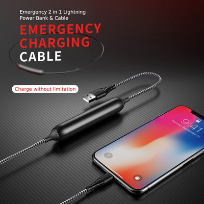 ROCK 1.2m 2.1A TPE + Nylon Braided USB to 8 Pin Data Sync Charge Cable For iPhone 11 Pro Max / iPhone 11 Pro / iPhone 11 / iPhone XR / iPhone XS MAX / iPhone X & XS / iPhone 8 & 8 Plus / iPhone 7 & 7 Plus (Black) - Normal Style Cable by ROCK | Online Shopping South Africa | PMC Jewellery | Buy Now Pay Later Mobicred