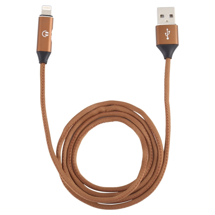 Multifunction 1m 3A 8 Pin Male & 8 Pin Female to USB Nylon Braided Data Sync Charging Audio Cable(Brown) - Multifunction Cable by PMC Jewellery | Online Shopping South Africa | PMC Jewellery | Buy Now Pay Later Mobicred