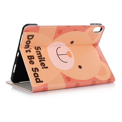 Smile Bear Pattern Horizontal Flip Leather Case for iPad Air 11 2024 / iPad Pro 11 inch (2018),with Card Slots & Holder & Wallet & Photo Frame & Pen slot - iPad Pro 11 (2018) Cases by PMC Jewellery | Online Shopping South Africa | PMC Jewellery | Buy Now Pay Later Mobicred