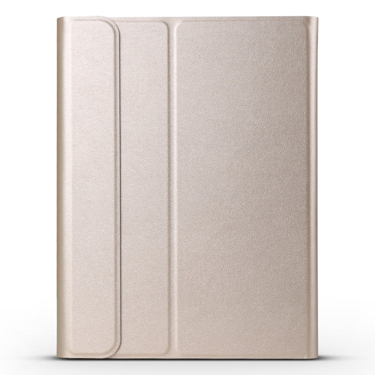 Detachable Bluetooth Keyboard + Brushed Texture Horizontal Flip Leather Tablet Case with Holder for iPad Pro 11 inch (2018)(Gold) - For iPad Pro by PMC TechLife | Online Shopping South Africa | PMC TechLife