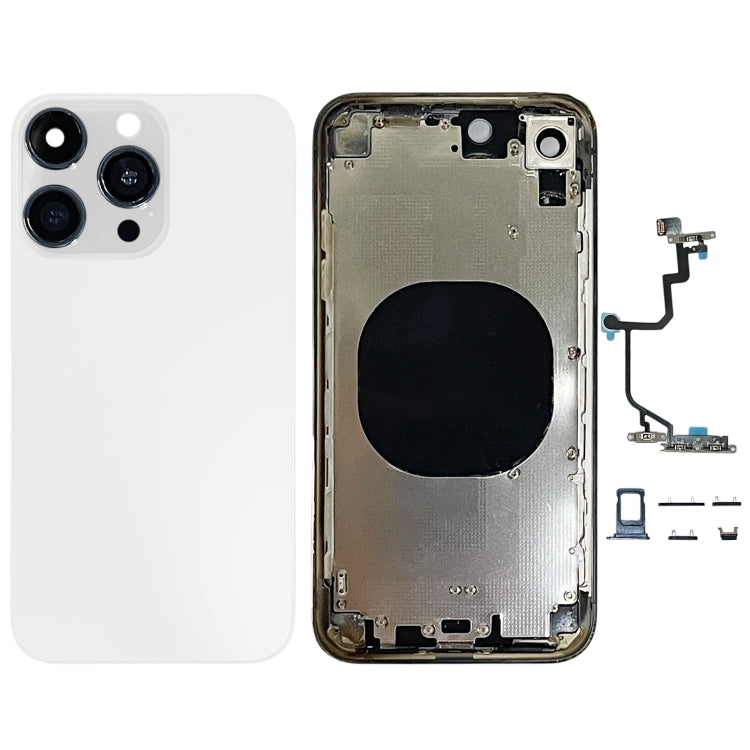 Back Cover with Appearance Imitation of iP15 Pro for iPhone XR(White) - Back Cover by PMC Jewellery | Online Shopping South Africa | PMC Jewellery | Buy Now Pay Later Mobicred