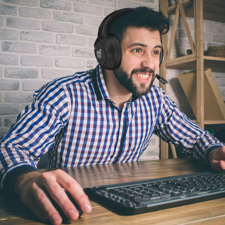 ONIKUMA K19 Single Plug Light Adjustable Gaming Headphone with Microphone(Black) - free shipping - PMC Jewellery - Order now!