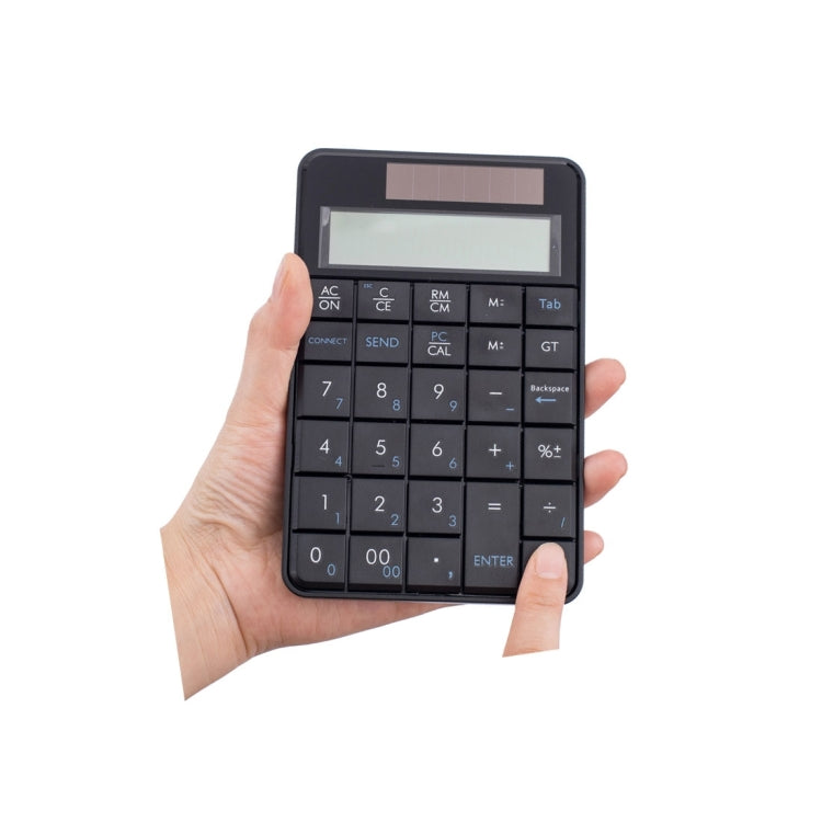 MC-56AG 2 in 1 2.4G USB Numeric Wireless Keyboard  & Calculator with LCD Display(Black) - Wireless Keyboard by PMC TechLife | Online Shopping South Africa | PMC TechLife | Buy Now Pay Later Mobicred