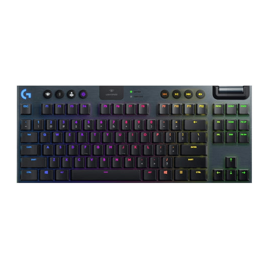 Logitech G913 TKL Wireless RGB Mechanical Gaming Keyboard (GL-Clicky) - Wireless Keyboard by Logitech | Online Shopping South Africa | PMC Jewellery | Buy Now Pay Later Mobicred