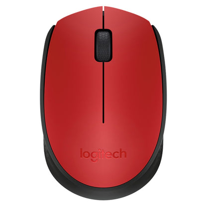 Logitech M170 1000DPI USB Wireless Mouse with 2.4G Receiver (Red) - Wireless Mice by Logitech | Online Shopping South Africa | PMC Jewellery | Buy Now Pay Later Mobicred