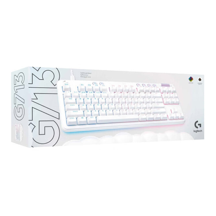 Logitech Aurora G713 RGB Wired Game E-sports 87-key Mechanical Keyboard with Palm Support, Tea Shaft - free shipping - PMc TechLife - Order now!