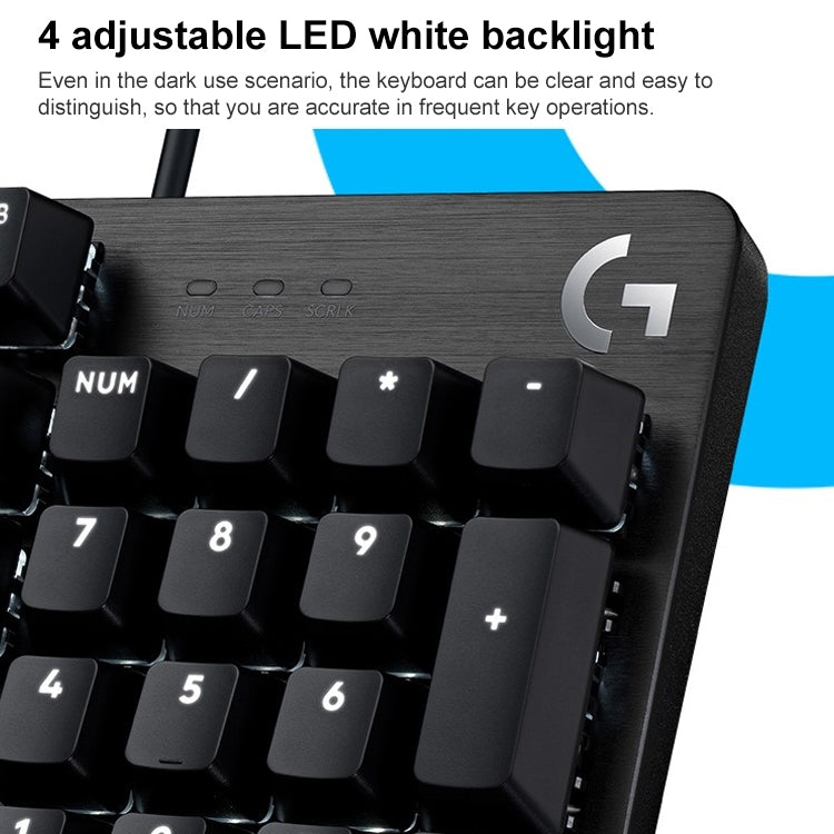 Logitech G412 SE Wired Game 104-key Mechanical Silent Keyboard (Black) - free shipping - PMC Jewellery - Order now!