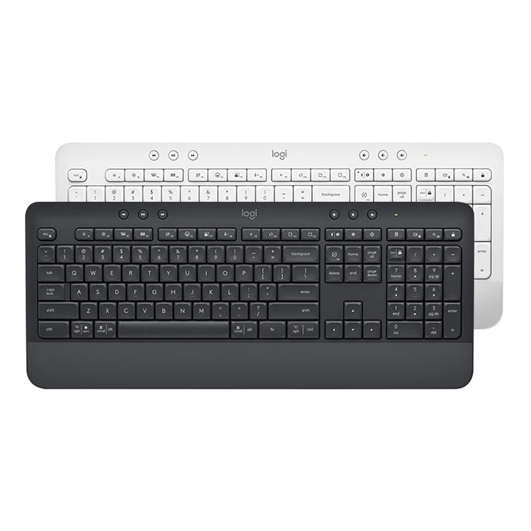 Logitech K650 Wireless Bluetooth Dual Mode Silent Keyboard (White) - Wireless Keyboard by Logitech | Online Shopping South Africa | PMC Jewellery | Buy Now Pay Later Mobicred