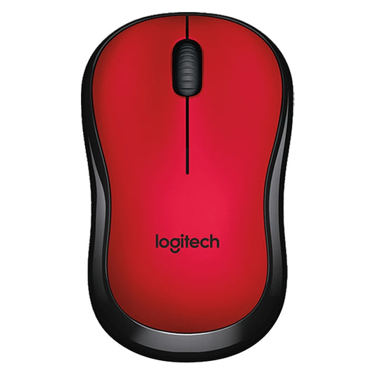 Logitech M220 1200DPI 2.4GHz Ergonomic Wireless Mouse (Red) - Wireless Mice by Logitech | Online Shopping South Africa | PMC Jewellery | Buy Now Pay Later Mobicred