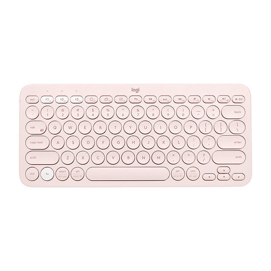 Logitech K380 Portable Multi-Device Wireless Bluetooth Keyboard (Pink) - Wireless Keyboard by Logitech | Online Shopping South Africa | PMC Jewellery | Buy Now Pay Later Mobicred