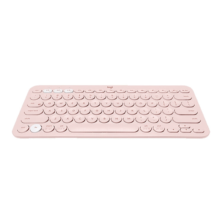 Logitech K380 Portable Multi-Device Wireless Bluetooth Keyboard (Pink) - Wireless Keyboard by Logitech | Online Shopping South Africa | PMC Jewellery | Buy Now Pay Later Mobicred