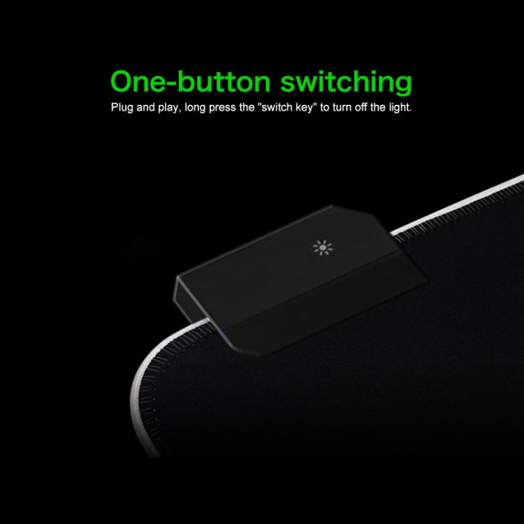 Computer Monster Pattern Illuminated Mouse Pad, Size: 90 x 40 x 0.4cm - Mouse Pads by PMC TechLife | Online Shopping South Africa | PMC TechLife | Buy Now Pay Later Mobicred