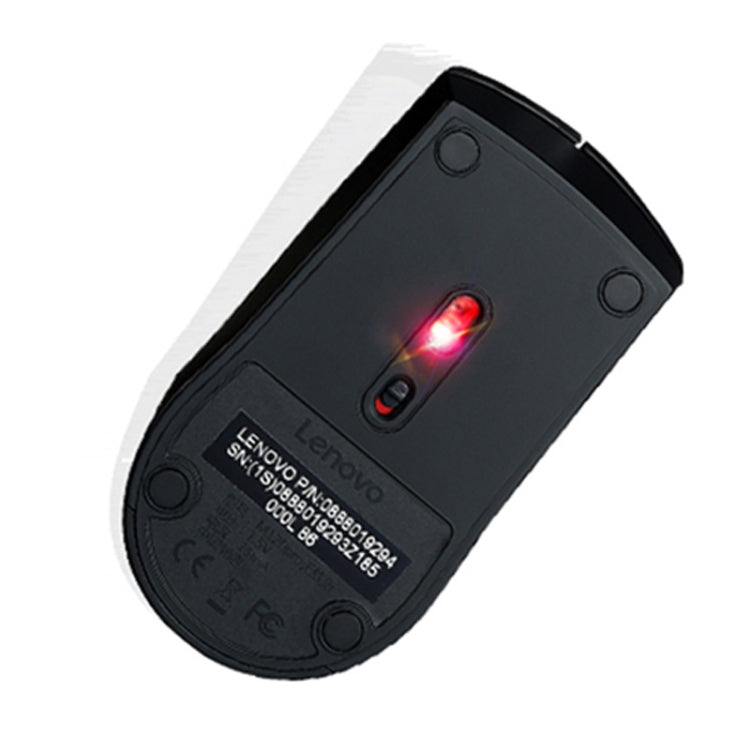 Lenovo M120 Pro Fashion Office Red Dot Wireless Mouse (Black) - Wireless Mice by Lenovo | Online Shopping South Africa | PMC Jewellery | Buy Now Pay Later Mobicred