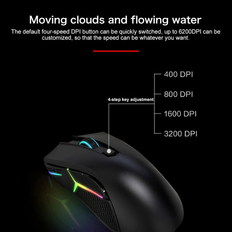 Lenovo HEADSHOT Gaming Engine Game Wired Mouse (Black) - free shipping - PMC Jewellery - Order now!