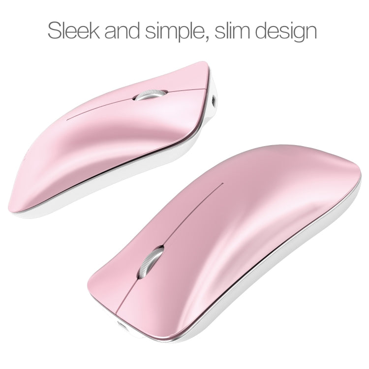 HXSJ T23F Bluetooth + 2.4GHz Wireless Dual Modes 4-Keys 1600 DPI Adjustable Ergonomics Optical Mouse - Wireless Mice by HXSJ | Online Shopping South Africa | PMC Jewellery | Buy Now Pay Later Mobicred