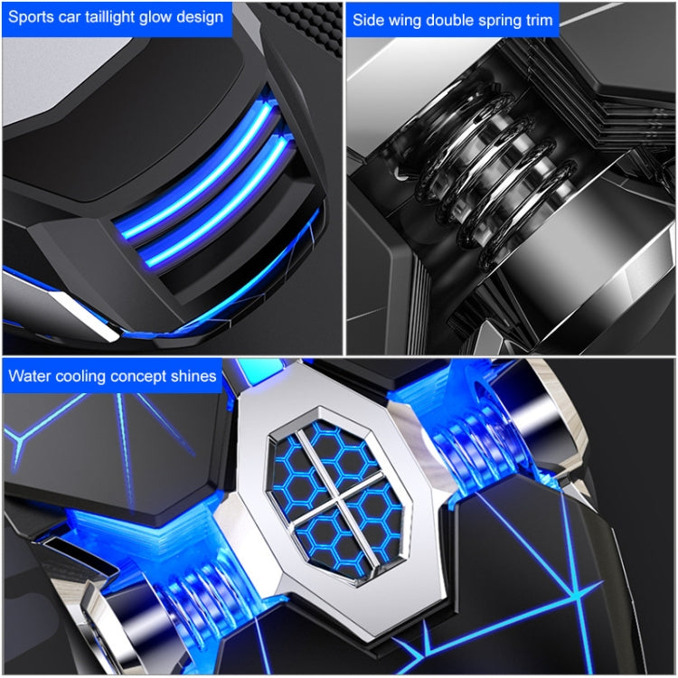 YINDIAO 3200DPI 4-modes Adjustable 7-keys RGB Light Wired Gaming Mechanical Mouse, Style: Audio Version (White) - Wired Mice by YINDIAO | Online Shopping South Africa | PMC TechLife | Buy Now Pay Later Mobicred