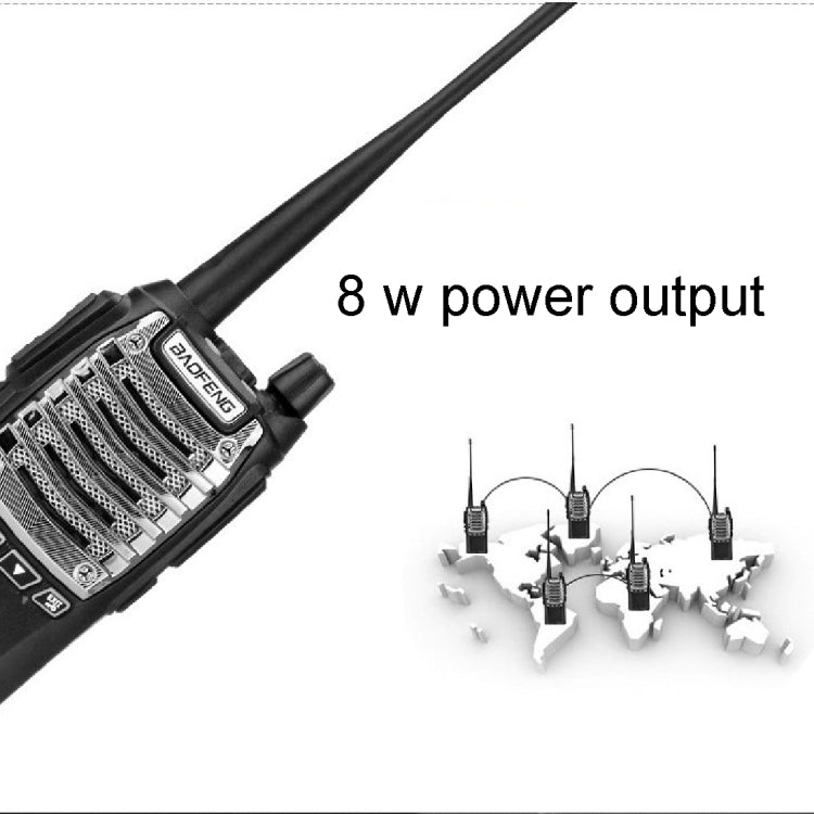 BAOFENG UV-8D Professional Dual Band Dual PTT Key Two-way Radio Walkie Talkie FM Transmitter - Handheld Walkie Talkie by BAOFENG | Online Shopping South Africa | PMC Jewellery | Buy Now Pay Later Mobicred