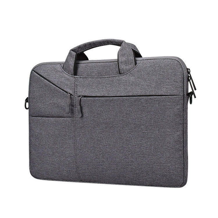 ST02S Waterproof Tear Resistance Hidden Portable Strap One-shoulder Handbag for 15.6 inch Laptops, with Suitcase Belt(Dark Gray) - 15.6 - 17 inch by PMC Jewellery | Online Shopping South Africa | PMC Jewellery | Buy Now Pay Later Mobicred