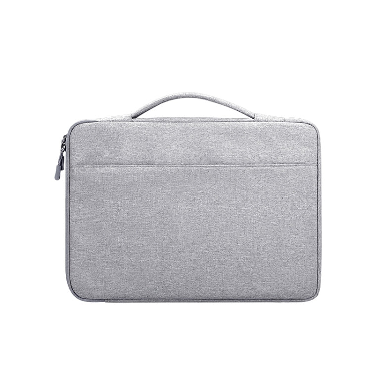 ND04 Oxford Cloth Waterproof Laptop Handbag for 13.3 inch Laptops, with Trunk Trolley Strap(Grey) - 13.3 inch by PMC Jewellery | Online Shopping South Africa | PMC Jewellery | Buy Now Pay Later Mobicred