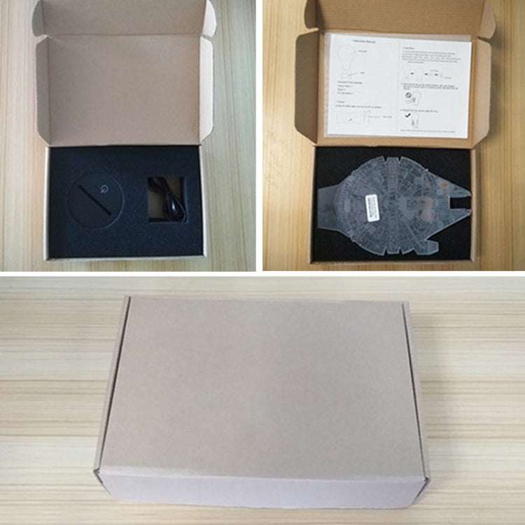 Butterfly Shape 3D Colorful LED Vision Light Table Lamp, Crack Touch Version - Novelty Lighting by PMC TechLife | Online Shopping South Africa | PMC TechLife | Buy Now Pay Later Mobicred