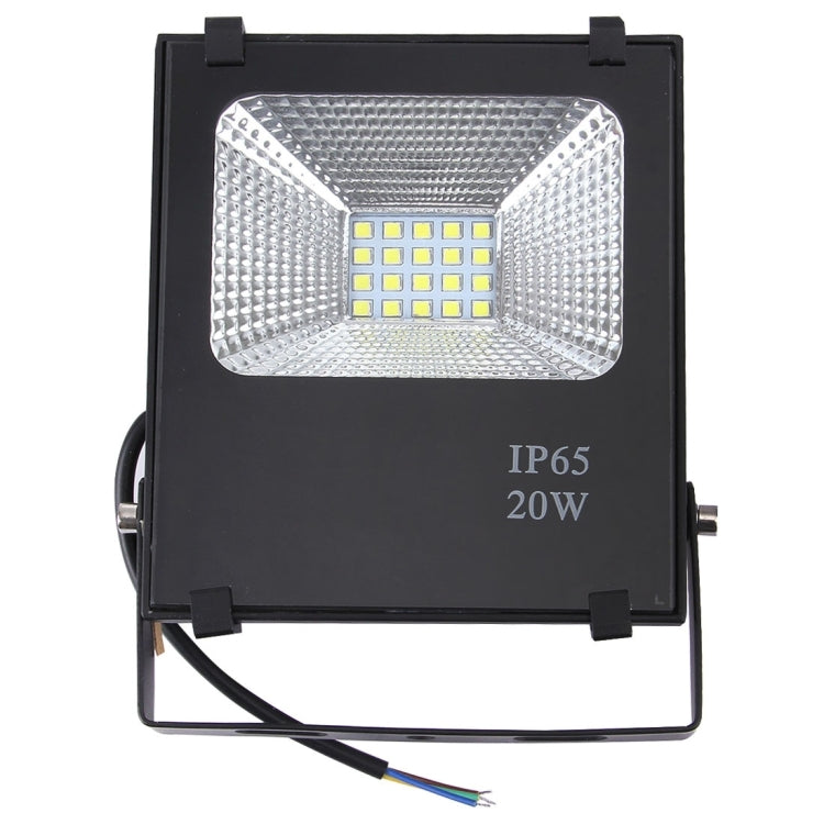 20W IP65 Waterproof LED Floodlight, 2700-6500K SMD-5054 Lamp, AC 85-265V(White Light) - Floodlights by PMC Jewellery | Online Shopping South Africa | PMC Jewellery | Buy Now Pay Later Mobicred