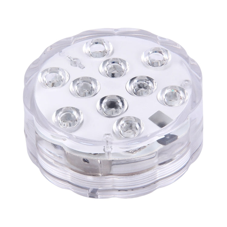 Waterproof Submersible LED Light, 10 LEDs Cylinder Remote Controlled with Remote Controllor, Remote Control Range(in Open Area): 24-30 Feet - Underwater Lights by PMC TechLife | Online Shopping South Africa | PMC TechLife