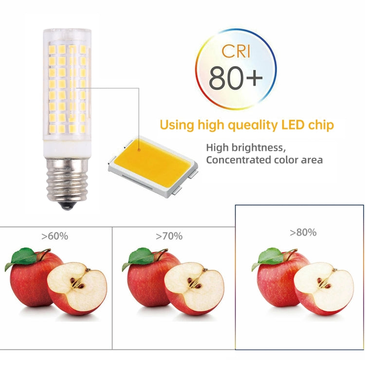 E17 102 LEDs SMD 2835 2800-3200K LED Corn Light, AC 110V (Warm White) - LED Blubs & Tubes by PMc TechLife | Online Shopping South Africa | PMc TechLife | Buy Now Pay Later Mobicred