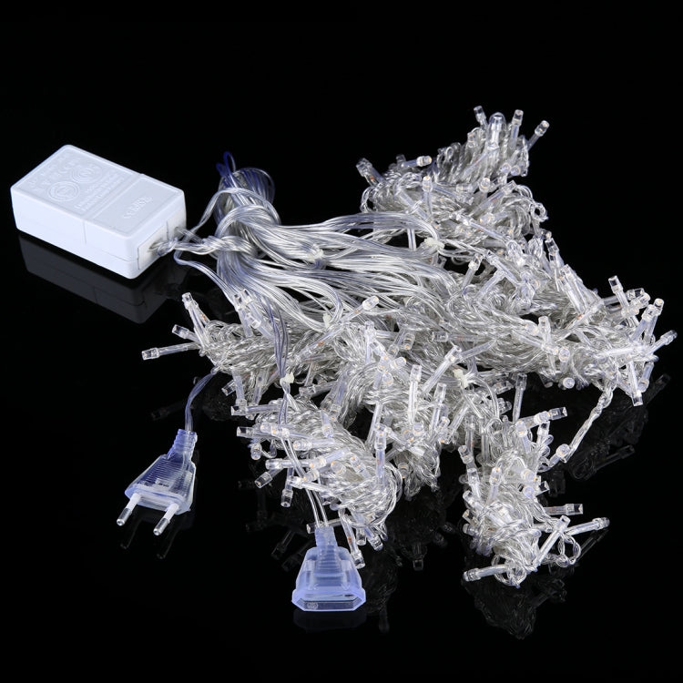 3m(Length) x 3m(Height) Blue Light LED Decoration Light, 300 LEDs Curtain String Light with End Joint & Multi-function Controller & Memory Waterproof, EU Plug, AC 220V(Blue Light) - Holiday Lights by PMc TechLife | Online Shopping South Africa | PMc TechLife | Buy Now Pay Later Mobicred