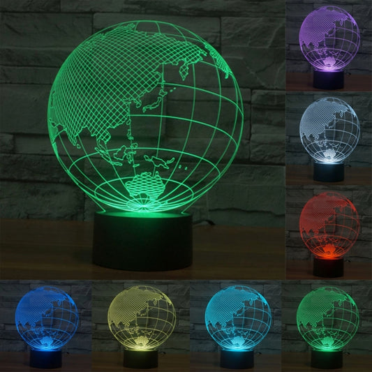 Asia Style 3D Touch Switch Control LED Light , 7 Color Discoloration Creative Visual Stereo Lamp Desk Lamp Night Light - Novelty Lighting by PMC Jewellery | Online Shopping South Africa | PMC Jewellery | Buy Now Pay Later Mobicred