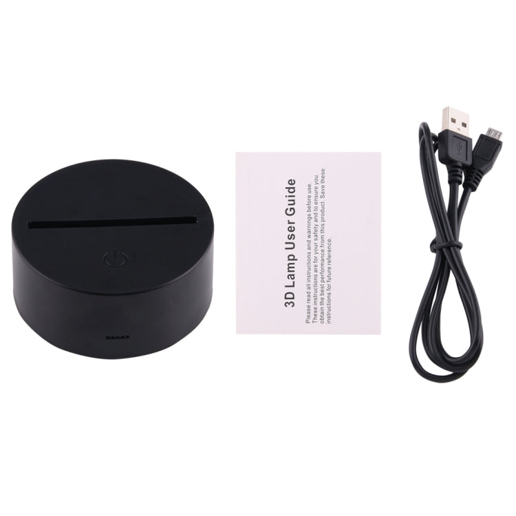 White Gourd Style 3D Touch Switch Control LED Light , 7 Color Discoloration Creative Visual Stereo Lamp Desk Lamp Night Light - free shipping - PMC TechLife - Order now!