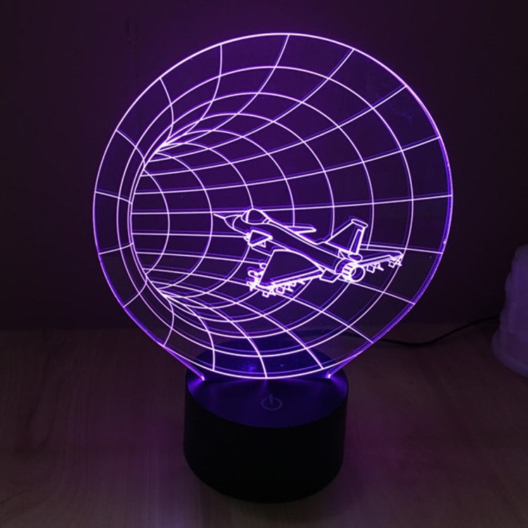 Time Machine Style 3D Touch Switch Control LED Light , 7 Color Discoloration Creative Visual Stereo Lamp Desk Lamp Night Light - Novelty Lighting by PMC TechLife | Online Shopping South Africa | PMC TechLife | Buy Now Pay Later Mobicred