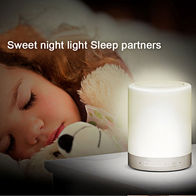 388 Atmosphere Light Music Table Lamp Multifunctional Wireless Bluetooth Speaker , with LED Light & Handle, Support AUX IN & Hands-free Answer & TF Card - Night Lights by PMc TechLife | Online Shopping South Africa | PMc TechLife | Buy Now Pay Later Mobicred