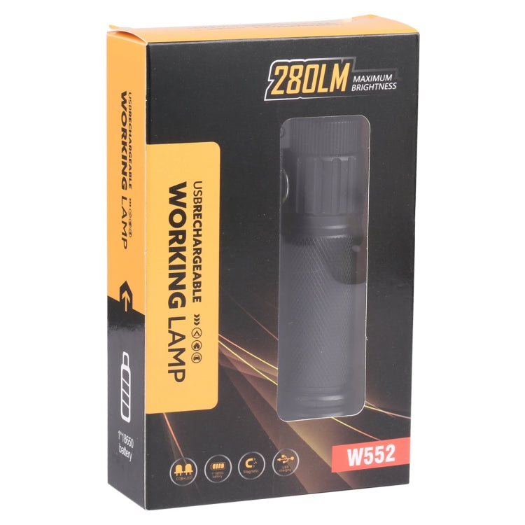 W552 280LM USB Rechargeable Folding Mobile Handheld Work Emergency Light, Size: 13.5 x 3.8cm - Camping Lighting by PMc TechLife | Online Shopping South Africa | PMc TechLife | Buy Now Pay Later Mobicred