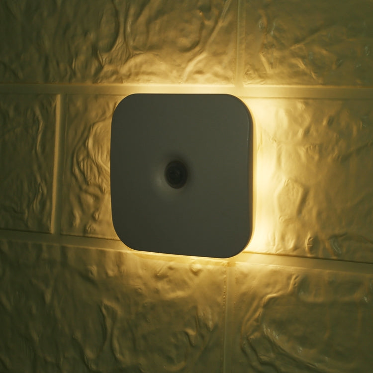 CL053 LED Square Human Body Sensor Light, Style: Linkage (Warm White) - Sensor LED Lights by PMC TechLife | Online Shopping South Africa | PMC TechLife | Buy Now Pay Later Mobicred