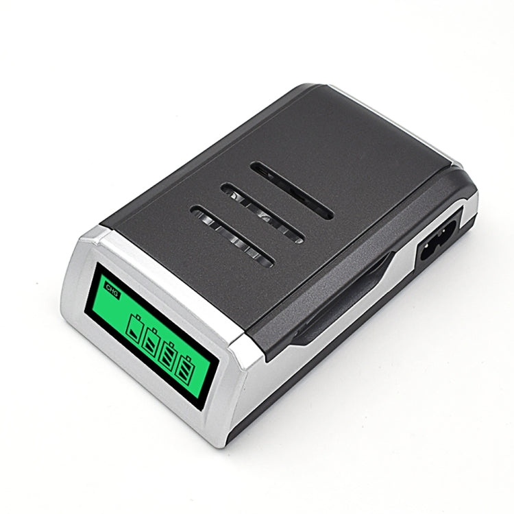 AC 100-240V 4 Slot Battery Charger for AA & AAA Battery, with LCD Display, EU Plug - free shipping - PMC Jewellery - Order now!