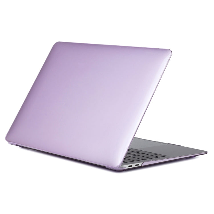 For MacBook Air 13.3 inch A1932 2018 & A2179 2020 & A2337 Laptop Crystal Style Protective Case(Purple) - MacBook Air Cases by PMC Jewellery | Online Shopping South Africa | PMC Jewellery | Buy Now Pay Later Mobicred