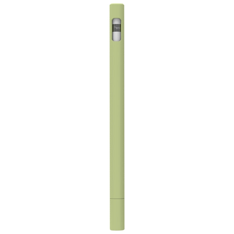 LOVE MEI For Apple Pencil 1 Triangle Shape Stylus Pen Silicone Protective Case Cover (Green) - Pencil Accessories by LOVE MEI | Online Shopping South Africa | PMC Jewellery