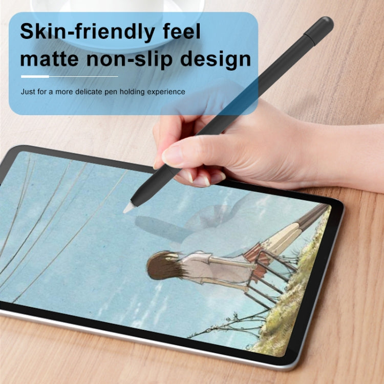 Metal Matte Non-slip Stylus Pen Protective Case for Apple Pencil 1 (Black) - Pencil Accessories by PMC Jewellery | Online Shopping South Africa | PMC Jewellery | Buy Now Pay Later Mobicred