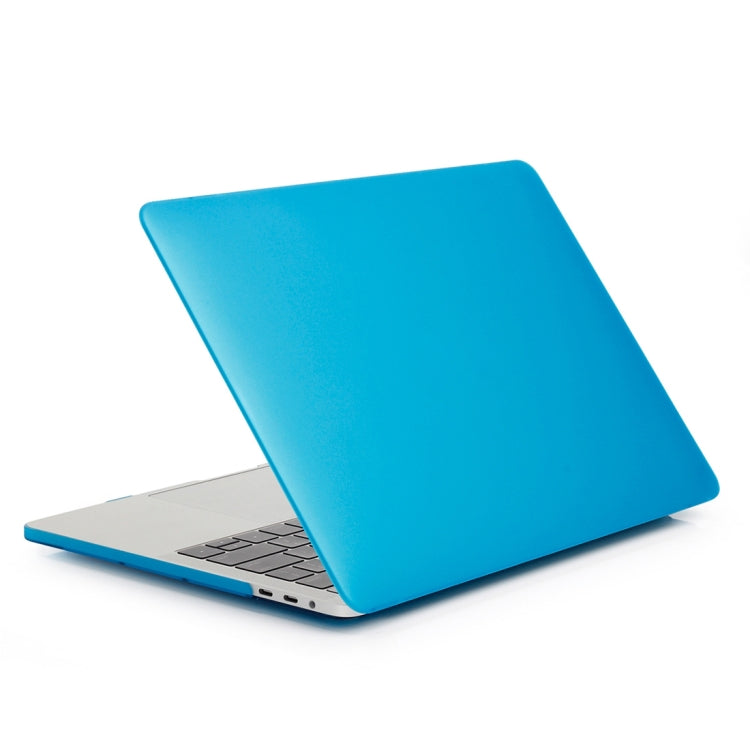 ENKAY Hat-Prince 2 in 1 Frosted Hard Shell Plastic Protective Case + US Version Ultra-thin TPU Keyboard Protector Cover for 2016 New MacBook Pro 15.4 inch with Touchbar (A1707)(Blue) - MacBook Pro Cases by ENKAY | Online Shopping South Africa | PMC Jewellery | Buy Now Pay Later Mobicred