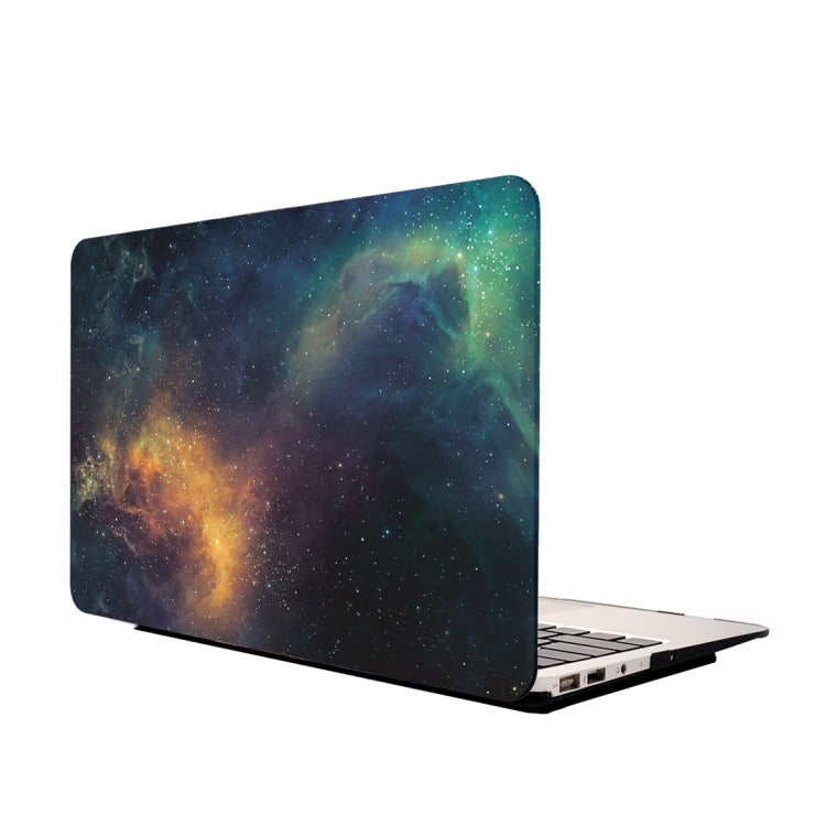 For Macbook Pro 15.4 inch Starry Sky Patterns Apple Laptop Water Decals PC Protective Case(Green) - MacBook Pro Cases by PMC Jewellery | Online Shopping South Africa | PMC Jewellery | Buy Now Pay Later Mobicred