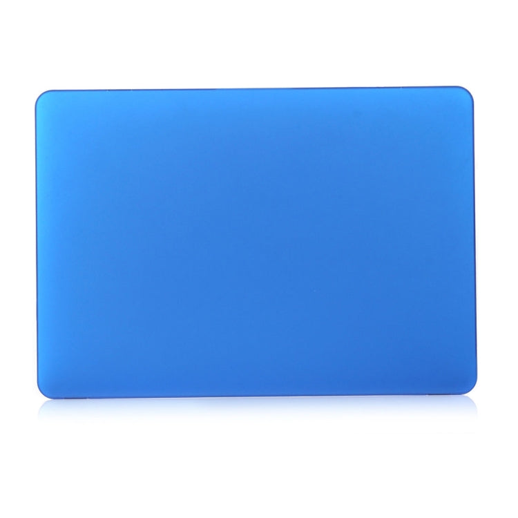 ENKAY Hat-Prince 2 in 1 Frosted Hard Shell Plastic Protective Case + Europe Version Ultra-thin TPU Keyboard Protector Cover for 2016 MacBook Pro 13.3 Inch with Touch Bar (A1706)(Dark Blue) - MacBook Pro Cases by ENKAY | Online Shopping South Africa | PMC Jewellery | Buy Now Pay Later Mobicred