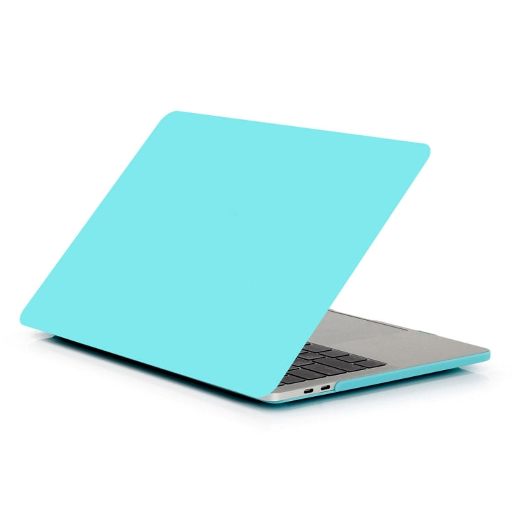 ENKAY Hat-Prince 2 in 1 Frosted Hard Shell Plastic Protective Case + Europe Version Ultra-thin TPU Keyboard Protector Cover for 2016 MacBook Pro 13.3 Inch without Touch Bar (A1708) (Blue) - MacBook Pro Cases by ENKAY | Online Shopping South Africa | PMC Jewellery | Buy Now Pay Later Mobicred