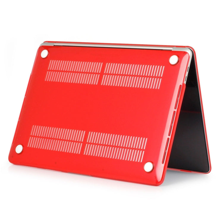 ENKAY Hat-Prince 2 in 1 Crystal Hard Shell Plastic Protective Case + Europe Version Ultra-thin TPU Keyboard Protector Cover for 2016 MacBook Pro 13.3 Inch without Touch Bar (A1708) (Red) - MacBook Pro Cases by ENKAY | Online Shopping South Africa | PMC Jewellery | Buy Now Pay Later Mobicred