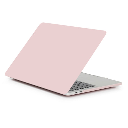 Laptop Frosted Style PC Protective Case for MacBook Pro 15.4 inch A1990 (2018)(Light Pink) - MacBook Pro Cases by PMC Jewellery | Online Shopping South Africa | PMC Jewellery | Buy Now Pay Later Mobicred