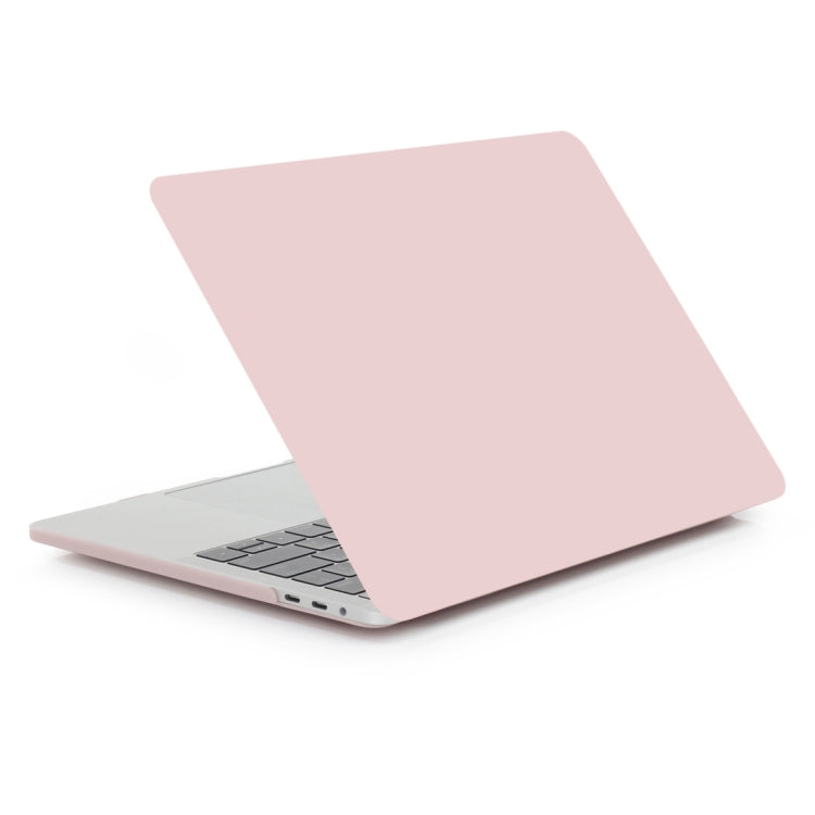 Laptop Frosted Style PC Protective Case for MacBook Pro 15.4 inch A1990 (2018)(Light Pink) - MacBook Pro Cases by PMC Jewellery | Online Shopping South Africa | PMC Jewellery | Buy Now Pay Later Mobicred