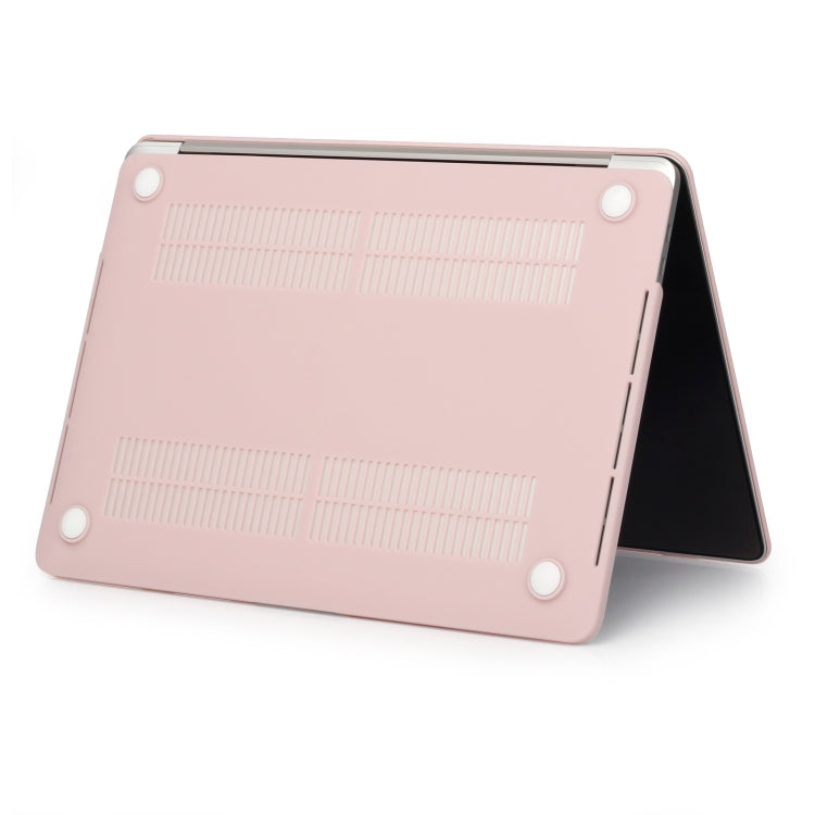 Laptop Frosted Style PC Protective Case for MacBook Pro 15.4 inch A1990 (2018)(Light Pink) - MacBook Pro Cases by PMC Jewellery | Online Shopping South Africa | PMC Jewellery | Buy Now Pay Later Mobicred