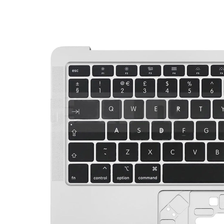 For Macbook Air 13 A2179 2020 C-side Cover + UK Edition Key Board(Silver) - Bottom Cover by PMC Jewellery | Online Shopping South Africa | PMC Jewellery