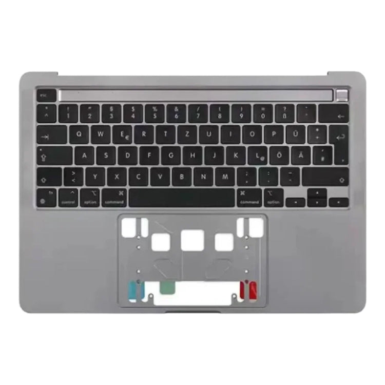 For Macbook Pro 13 inch 2021 A2338 C-side Cover + UK Edition Key Board (Grey) - Bottom Cover by PMC TechLife | Online Shopping South Africa | PMC TechLife