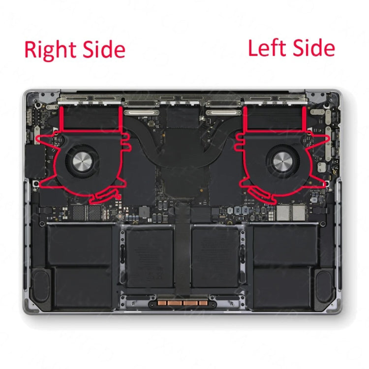 1 Pairs CPU Cooling Cooler Fan For MacBook Pro M2 14 A2779 2023 EMC3650 - Cooling Fan by PMC TechLife | Online Shopping South Africa | PMC TechLife | Buy Now Pay Later Mobicred